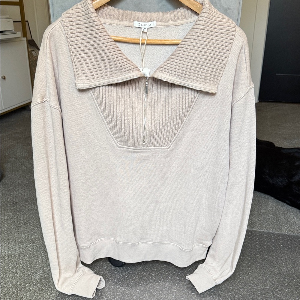 NWT Z Supply Sonata Fleece Sweatshirt